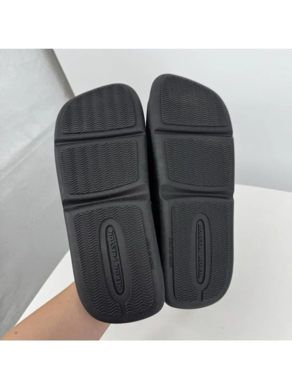Heron Preston Men's Eco Moulded Sliders Black size EU 44 US 11 Slides Italy